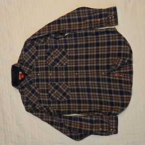 Western style snap shirt